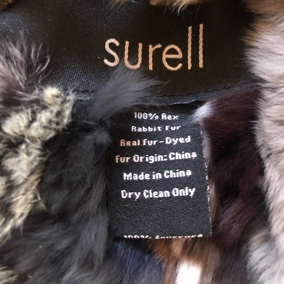 Surell Rabbit Fur Vest - Picture 3 of 3